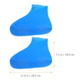 thumbnail image 2 of GOOHOCHY 2 pares de protectores de zapatos profesionales convenientes cubiertas de zapatos de lluvia Protectores, 2 of 8