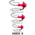 thumbnail image 4 of 5pcs Weedless Jig Head Hooks - Perfect for Catching More Fish, Lead Head Weighted Hook, Fishing Tackle, Available in 1.4g/1.6g/3g Sizes, 4 of 9