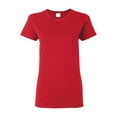 thumbnail image 2 of Gildan - Heavy Cotton Womenâ€™s T-Shirt - 5000L - Red - Size: 2XL, 2 of 3