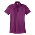 thumbnail image 5 of Yellow Rooster Women's Performance Fine Jacquard Polo Violet Purple 2XL, 5 of 6