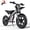 14-BLACK, variant on TOKTOO 36V Electric Dirt Bike for Big Kids, 11.8 MPH High-Speed Electric Motorcycle, 200W Motor, 14" Inflatable Tires, White Ride on Dirt Bike