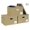 Beige - 3 Pack, variant on Extra Large Storage Bins with Lids 6 Pack, Foldable Linen Fabric Storage Boxes with Lids, Sturdy Fabric Storage Bins with Label & 3 Handles for Shelves Bedroom Home Office (Black, Extra Large)