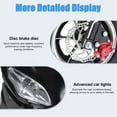 thumbnail image 6 of Floseru Mini Gas Motorbike,4-Stroke 49cc High Brightness Dual Headlights Rubber Handlebar 1.8L Gas Tank Mini Motorcycle Strong Power 330 LBS Pocket Bike Motorcycle, 6 of 8