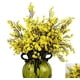 thumbnail image 1 of Babys Breath Tela de tela Flores artificiales 4 paquetes Decoración de plantas de seda falsa europea Decoración de banquetes de boda Ramos Real Touch DIY Home Garden (Amarillo) Adepaton SNFLD1739, 1 of 4