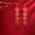 thumbnail image 6 of Abbraccia Chinese New Year Hanging Decoration Spring Festival Door Sign Lunar New Year Decor Vietnam Characters for Wall Christmas Tree F 2Pcs, 6 of 7