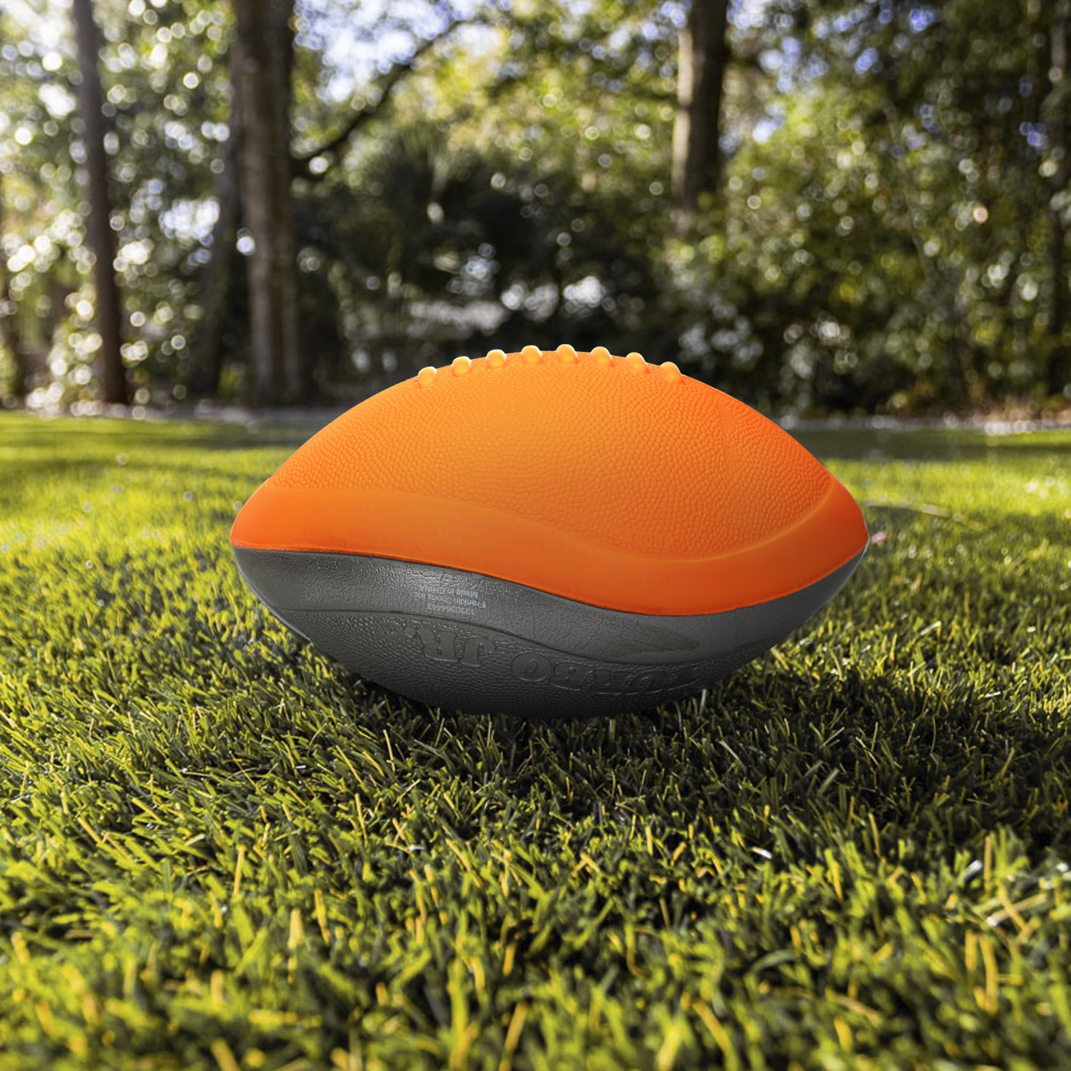 NERF Turbo Jr. Kids Foam Football - Classic Foam Football for Kids - Indoor + Outdoor Soft Foam Ball - Kids Mini Soft Foam Ball - NERF Toy Football for Kids - Easy Throw + Catch Youth Football