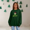 thumbnail image 3 of Sweatshirt Christmas Women 2025 Holiday Xmas Oversized Pullover Sweatshirt Dark GreenXXXL, 3 of 4