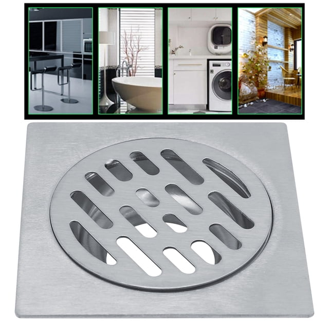 Colador de residuos de drenaje antiolor de acero Engrosado inoxidable para el Hogar, Baña, Ducha, Cocina, Dreneze Rápido, Adecuado Para Baña, Cocina E Inodoro, Evita