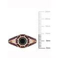 thumbnail image 2 of Everly Women's Ruby and Diamond 10k Rose Gold Ring, 2 of 6