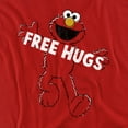 thumbnail image 2 of Sesame Street Elmo Free Hugs Unisex Adult T Shirt (4X-Large) Red, 2 of 6
