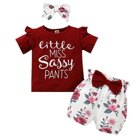 

Short Sleeve Tops+Floral Print Shorts Set Outfits