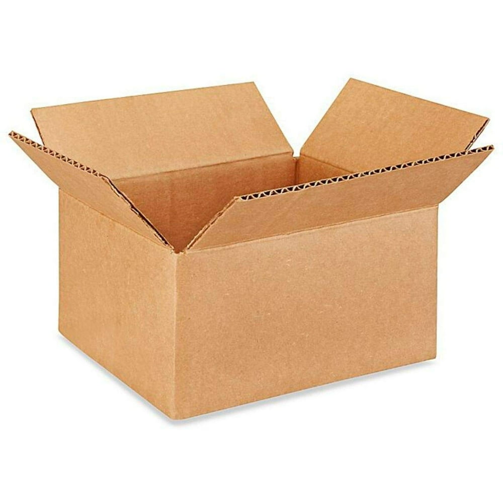 IDL Packaging Small Corrugated Shipping Boxes 8"L x 6”W x 4"H (Pack of