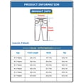 thumbnail image 3 of KIDSCOOL SPACE Little Girls Boys Jeans,Elastic Band Inside Ripped Straight Fit Stretchy Soft Denim Pants,Deep Blue,5-6 Years, 3 of 6