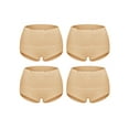 thumbnail image 2 of SAYFUT Women's High Waist Tummy Control Shapewear Slim Shaper Panty Girdle Cotton Underwear 4 Pack, 2 of 6