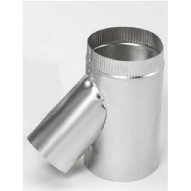 Wichita Sheet Metal Supply Inc 6 Inch Selkirk Flexi-liner Wye With 4 Inch Leg Aluminum