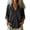 Black-05, variant on Perfectbot Women's Vintage Wash Denim Shirt Stand Collar Long Sleeve Casual Button Up Blouse Top