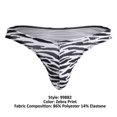 thumbnail image 4 of CandyMan Fashion Style 99882 Color Zebra Print Size S/M, 4 of 5