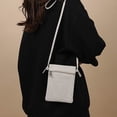 thumbnail image 6 of LHNFT Ultralight Crossbody Phone Bag, Small Crossbody Phone Bag with Zipper Nylon Cellphone Purse with Layer, 6 of 9