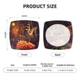 thumbnail image 6 of Gaeub Butterfly Sitting on a Flower Square Chair Seat Covers, Stretch Fitted Printed Chair Seat Cushion Cover for Kitchen, Office - One Size, 6 of 9