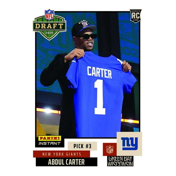 NFL 2025 Instant Draft Night Football   Abdul Carter #3 (Rookie)