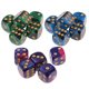 thumbnail image 1 of Paquete de 15 piezas de dados de 6 lados de 16 mm, juego de dados de colores para Bunco o enseñanza Macarena Juego de dados de juego de 6 lados, 1 of 8