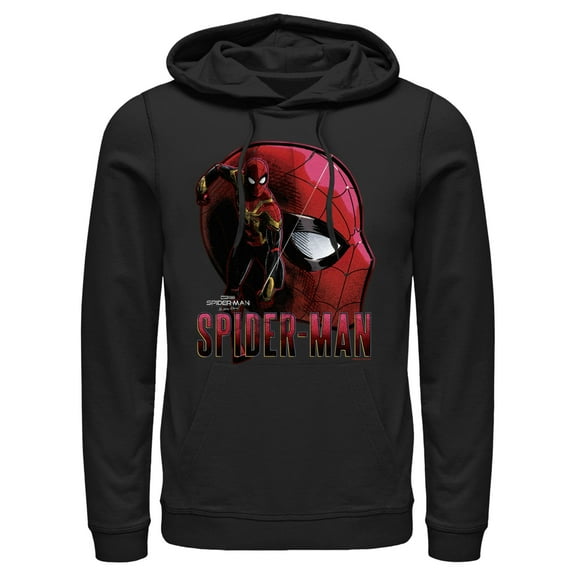 Men's Marvel Spider-Man: No Way Home Profile  Pull Over Hoodie Black 3X Large