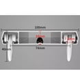 thumbnail image 3 of Curtain rail 2 rails ceiling mounting, heavy duty aluminum curtain rail, silent rail system for dining room, bedroom, living room, 3 of 6