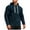 Navy, variant on Men's Fleece Casual Hoodies Drawstring Plain Pullover with Pocket Long Sleeve Hooded Warm Winter Sweatshirts (XL, Navy)