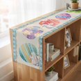 thumbnail image 6 of Table Runners 70 Inches Long Dress Scarves, Easter Farmhouse Coffee/Dining/Kitchen Table Decor, Holiday Table Runner, Colorful Eggs Rabbit Flowers Leaves Blue Plaid 13x70 Inch, 6 of 9