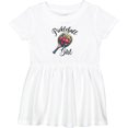 thumbnail image 3 of Inktastic Pickleball Girl Retro Girls Baby Dress, 3 of 5