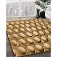 thumbnail image 3 of Ahgly Company Machine Washable Indoor Square Transitional Orange Area Rugs, 3' Square, 3 of 7