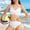 White#2, variant on IVEYRTF Girls One Piece Swimsuit with Built-in Soft Bra and Bow Strap Printed for Beach Vacation Swimming Practice Comfort Fit Bathing Suit(Yellow,14-15 Years)