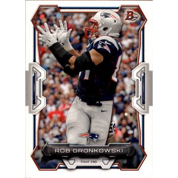 2015 Bowman #V69 Rob Gronkowski NFL Football Trading Card