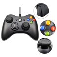 thumbnail image 2 of Manette Sans Fil/filaire pour Xbox 360 Manette de Jeu avec Double Vibration Compatible avec Xbox 360/Android/TV et PC Windows (Bleu Sans Fil), 2 of 7