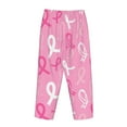 thumbnail image 5 of Kll Womens Breast Cancer Awareness (3) Print Pajama Pants Soft Pajama Bottoms For Women Cozy Lounge Pants, 5 of 9
