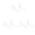 thumbnail image 2 of QualitChoice 1 Ensemble Support de Tapis de Yoga Matériau Premium Installation Pratique Support de Tapis pour Maison Transparent 3Ensemble, 2 of 6