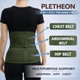 thumbnail image 2 of 3 in 1 Postpartum Belly Band Post Pregnancy Abdominal Belt for Women After Birth Belly/Waist/Pelvis Wrap Postnatal Shapewear, 2 of 7