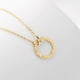 thumbnail image 1 of Dainty Circle Karma Gargantilla Collar Chapado en oro real de 14k Dainty Circle Collar para mujer TUNC Sencillez, 1 of 4