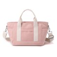 thumbnail image 1 of Bolso de hombro de lona para momia, simple, de gran capacidad, para mujer, suave para el trabajo rosa Sywqhk Para Estrenar, 1 of 2
