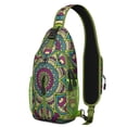 thumbnail image 1 of Sac à Bandoulière Mandala Mystique avec Motif Tribal Boho, Sac à Dos Léger et Durable, Sangle Réglable, Multiples Compartiments pour Gym, Activités Extérieures, 1 of 6