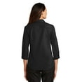 thumbnail image 2 of Port Authority ® Ladies 3/4-Sleeve SuperPro  Twill Shirt. L665, 2 of 6