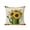 Yellow, variant on 1 Pack Outdoor Throw Pillow, Yellow Sunflowers Waterproof Pillow with Insert Included, Summer Botanical Flowers Black Plaid Decorative Accent Cushion Lumbar Pillows for Patio Porch, 12 x 20 In