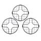 thumbnail image 1 of Paquete de 3 cubiertas protectoras de delanteros de motocicleta universal de 7 pulgadas, 1 of 6
