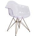 thumbnail image 1 of Pemberly Row Chaise de Salle à Manger Transparente, 1 of 4