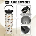 thumbnail image 2 of 30oz Insulated Stainless Steel Tumbler with Handle & Flip Straw - Horse Lover Gift, Leakproof Travel Mug for Coffee & Water - Gym, Office, Car, Outdoors, Sports, 2 of 6