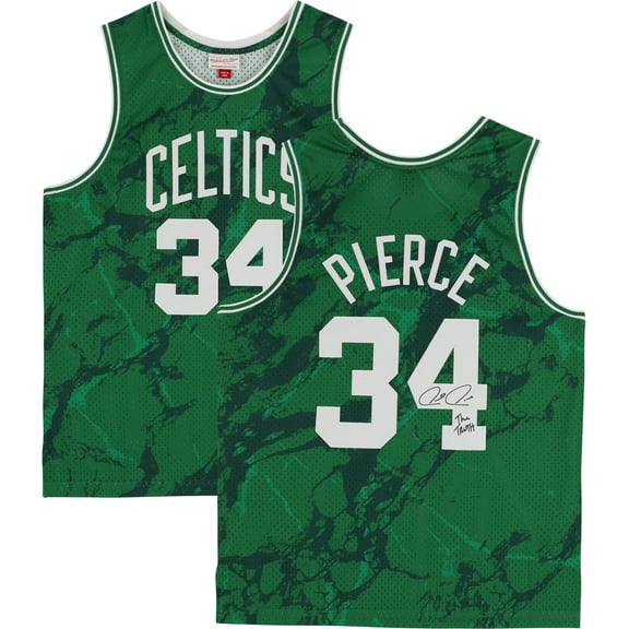 Paul Pierce Boston Celtics Autographed Green Mitchell & Ness 2007-2008 Marble Swingman Jersey with "The Truth" Inscription - Fanatics Authentic Certified