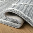 thumbnail image 5 of SAFAVIEH Casablanca Isador Diamond Wool Area Rug, Grey/Ivory, 8' x 10', 5 of 7