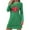 Green, variant on Taqqpue Valentines Nightgowns for Women Crew Neck Night Shirt Soft Sleepwear Heart Printed Cotton Night Gown Long Sleeve Sleepshirts