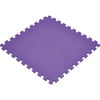 Norsk 24 sq ft Interlocking Foam Floor Mat, 6-Pack, Purple