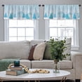 thumbnail image 4 of LALILO Kitchen Curtain Valance Beautiful Christmas Winter Rod Pocket Window Curtain 52"x 18" Set of 2, 4 of 5